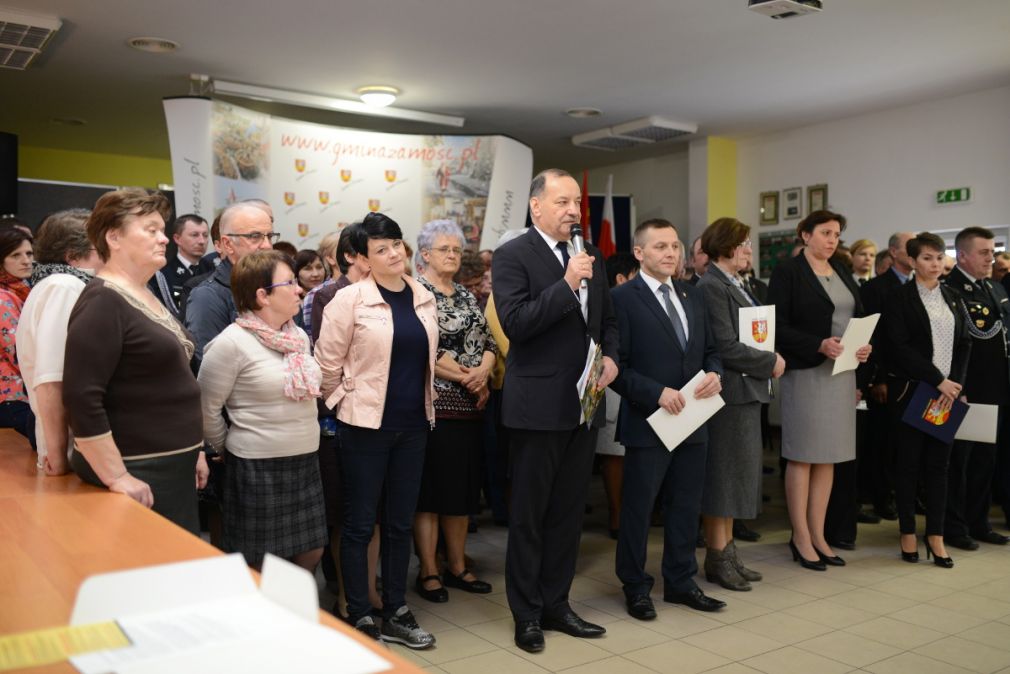 W środę przedstawiciele lokalnych społeczności gminy uczestniczyli w konferencji prasowej, fot. Szymon Łyciuk