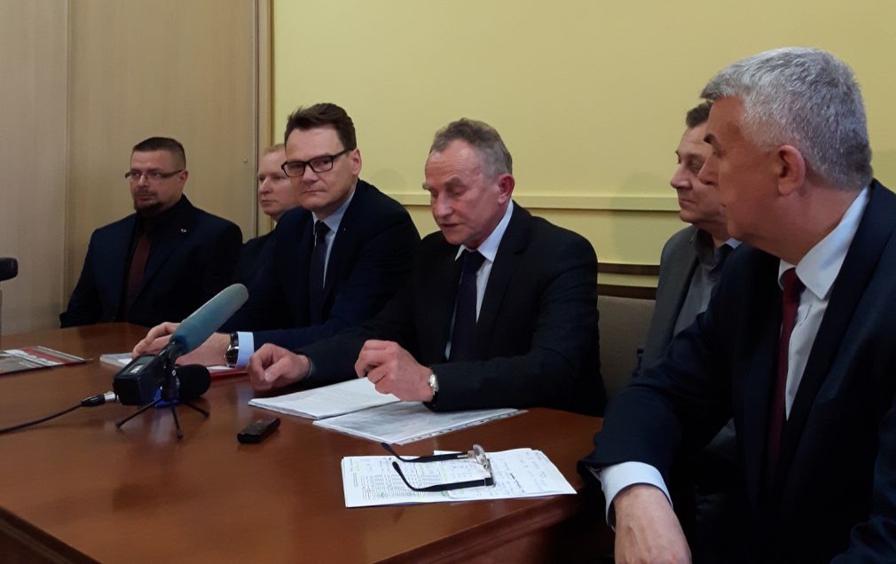 Konferencja prasowa radnych z Klubu Radnych Prawa i Sprawiedliwości Rady Miasta Zamość, foto: materiał nadesłany