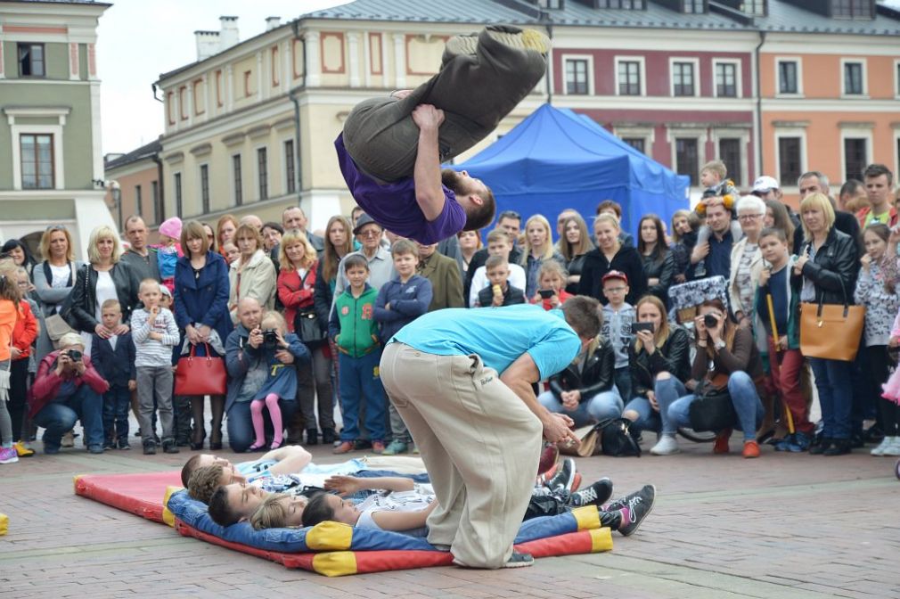 Pokaz nieformalnej grupy akrobatycznej Stunt Movements Zamość, fot. Paweł Nowak (archiwum, zdjęcie poglądowe)