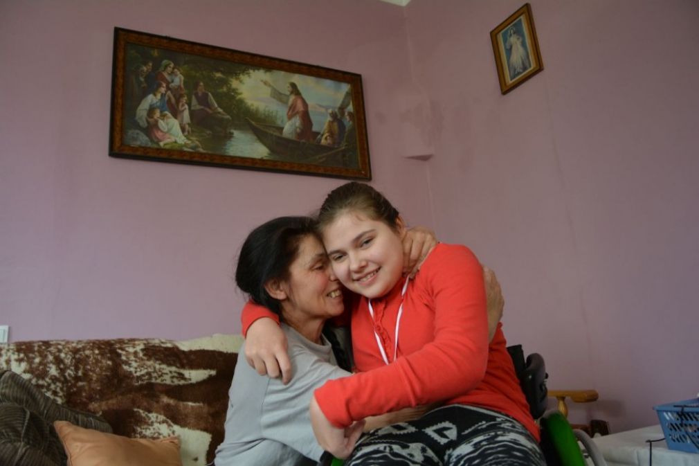 Pani Izabela mieszka razem z niepełnosprawną 15-letnią córką, fot. Małgorzata Godzisz