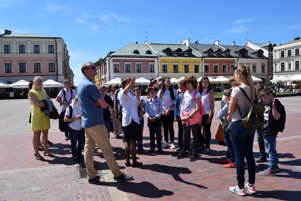 Konkurs odbył się podczas wycieczki po Zamościu, foto: materiał nadesłany