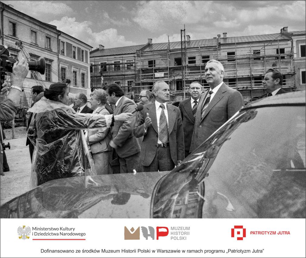 Wizyta Edwarda Gierka w 1979 roku w Zamościu, foto: Mirosław Chmiel