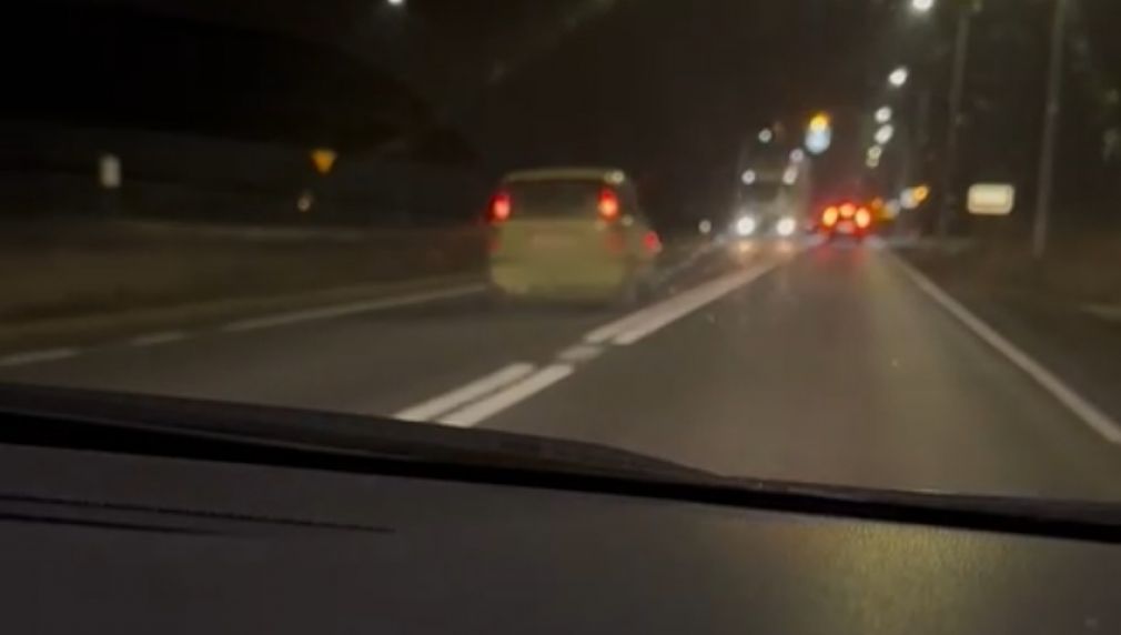 Chwile grozy na krajowej 17-stce. Pijany kierowca jechał na czołówkę [WIDEO]