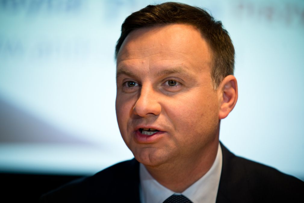 Andrzej Dudy podczas wizyty w Zamościu w 2015, podczas kampanii wyborczej, fot. Szymon Łyciuk (archiwum)