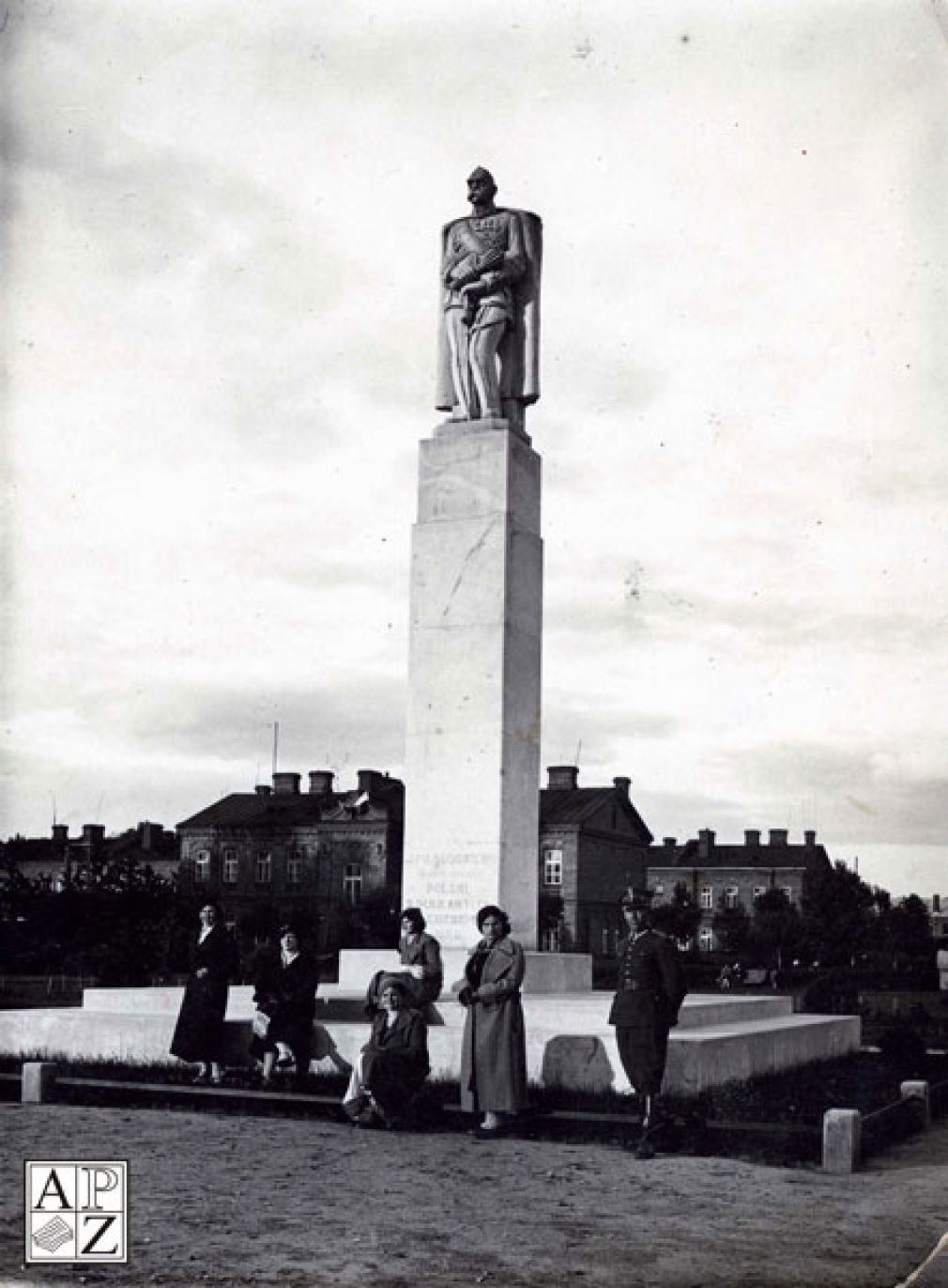 Pomóż odbudować pomnik Józefa Piłsudskiego, foto: Archiwum Państwowe w Zamościu