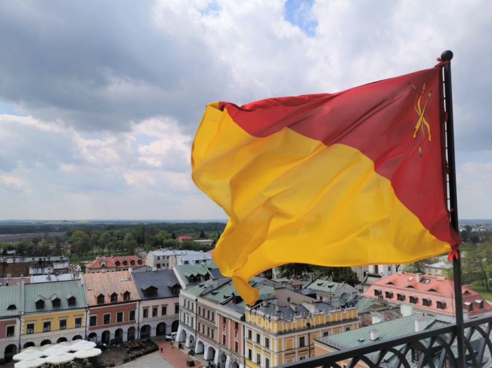 25. rocznica uchwalenia flagi miejskiej Zamościa