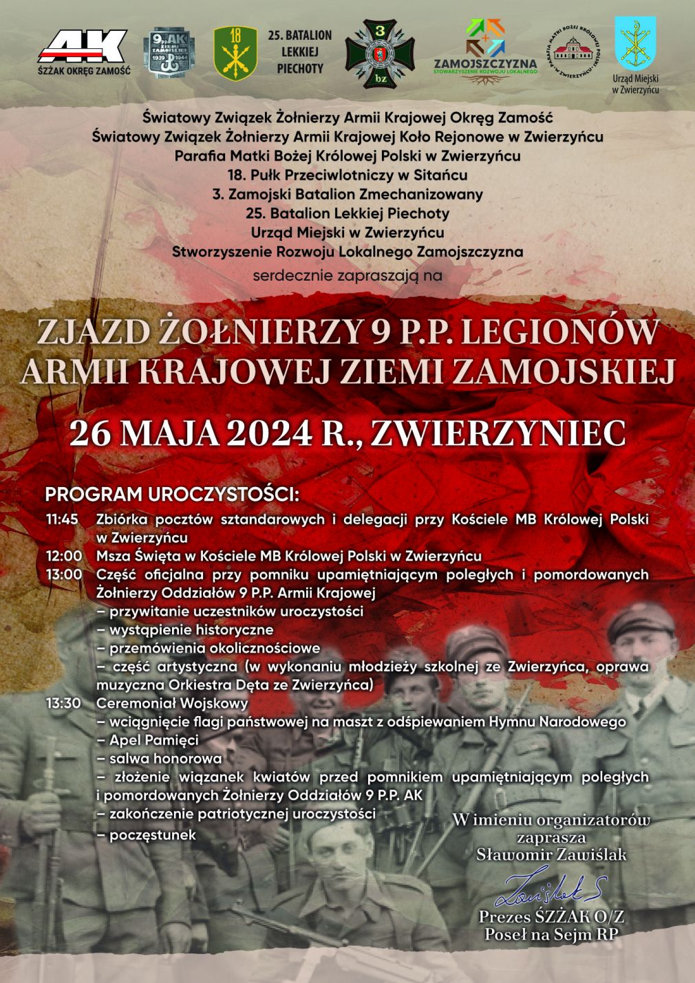 Plakat, materiał nadesłany