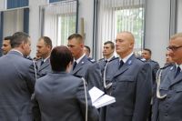 Awansowani funkcjonariusze służą w zamojskiej jednostce policji, foto: materiał redakcyjny