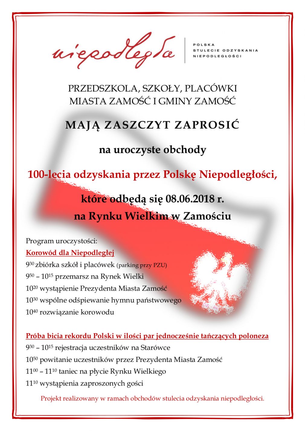 Plakat, foto: materiał nadesłany