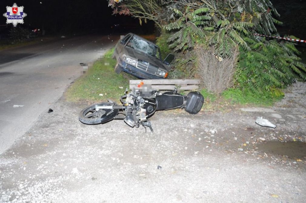 Tragiczny wypadek w Chyżej, foto: Policja
