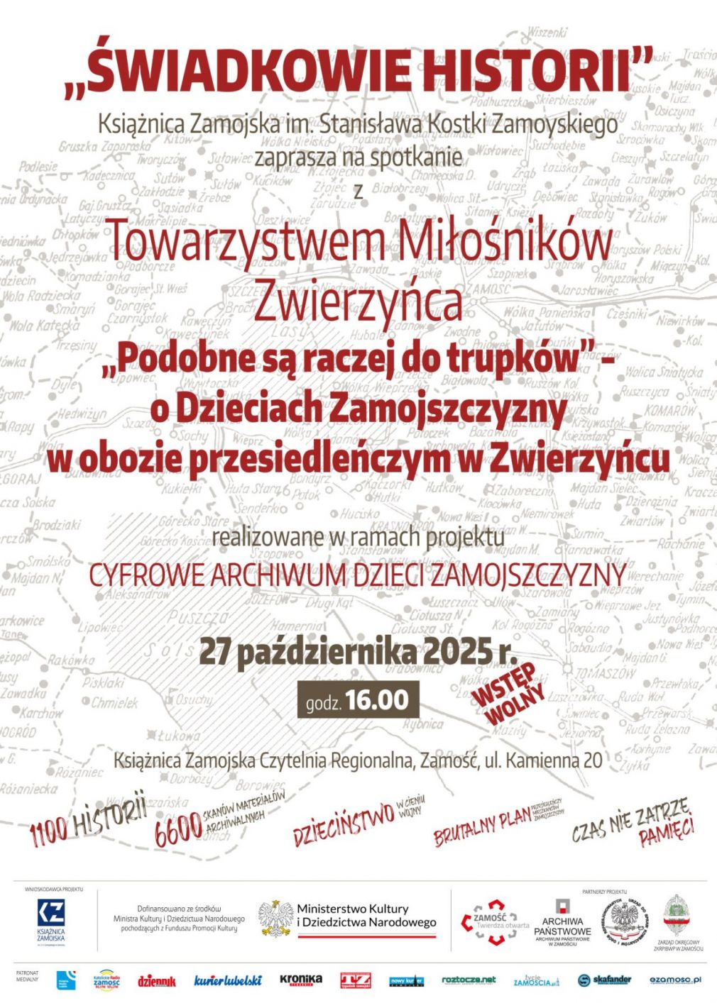 Plakat, materiał nadesłany