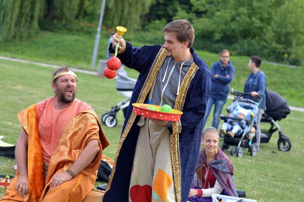 Spektakl dla najmłodszych wystawił teatr Divadlo Haliganda z Koszyc, fot. Paweł Nowak