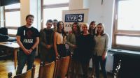 Redakcja "u.p.S.!" w oczekiwaniu na wyniki Ogólnopolskiego Konkursu Dziennikarskiego "Nasza Gazeta", foto: materiał nadesłany