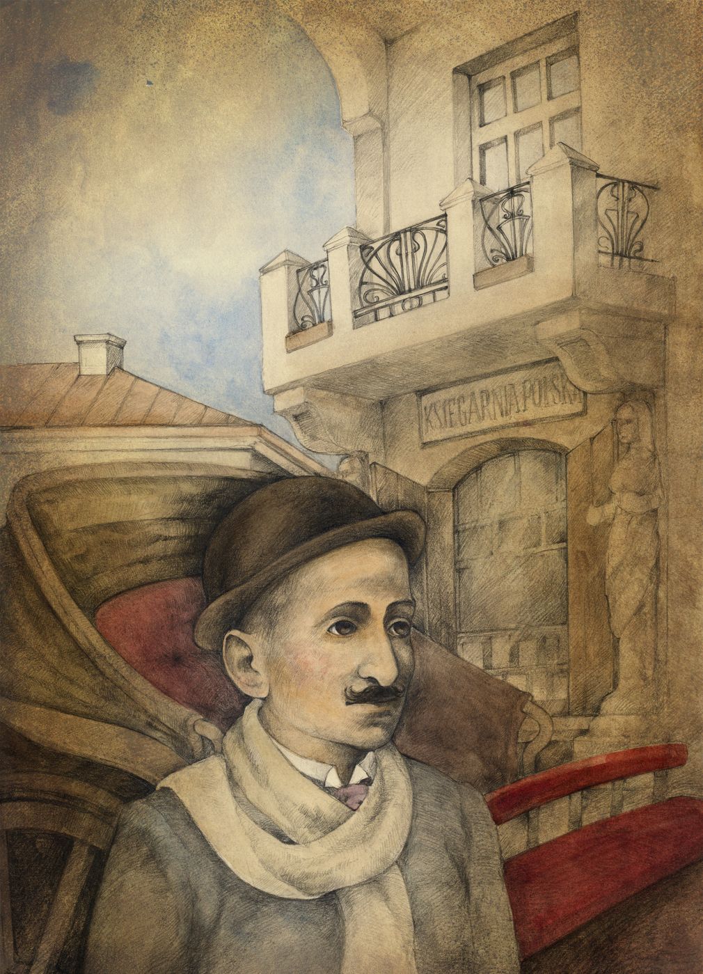 Ilustracja autorstwa Aleksandry Michalskiej-Szwagierczak, pochodzi z kolekcji T. Madej "Ilustrowana historia Zamościa 1580-2016", foto: materiał nadesłany 