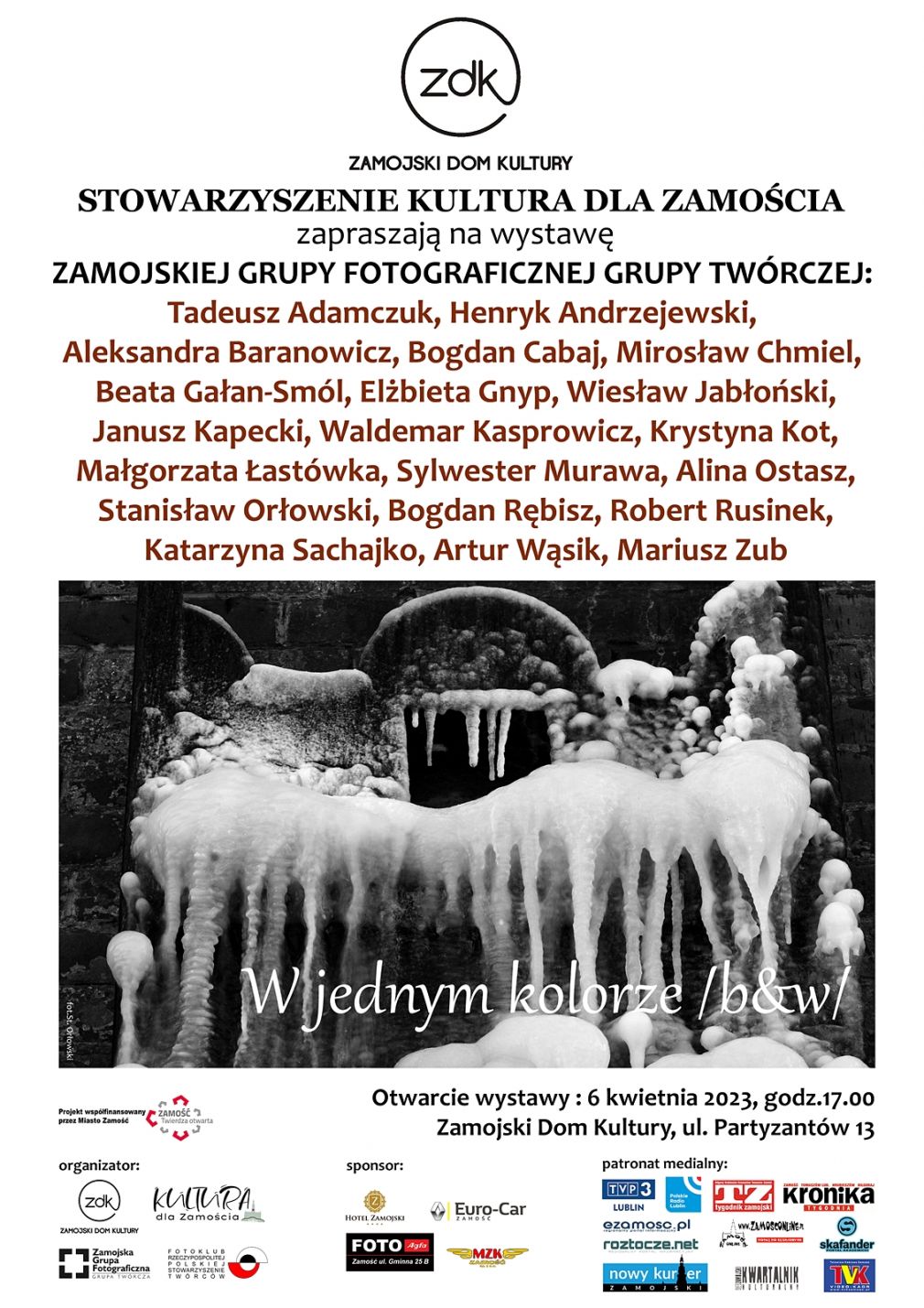 Plakat, materiał nadesłany