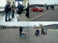 Najlepszym zespołem została drużyna "Mechanika" w składzie; Arkadiusz Prus, Łukasz Daniluk i Kamil Brzezicki, foto: materiał nadesłany