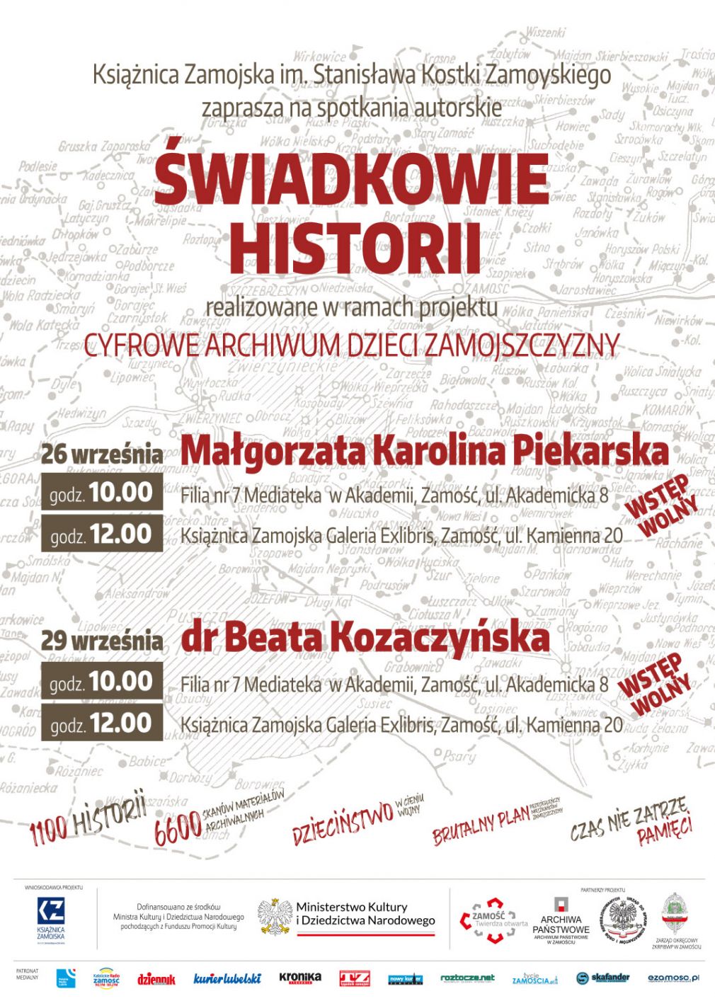 Plakat, materiał nadesłany