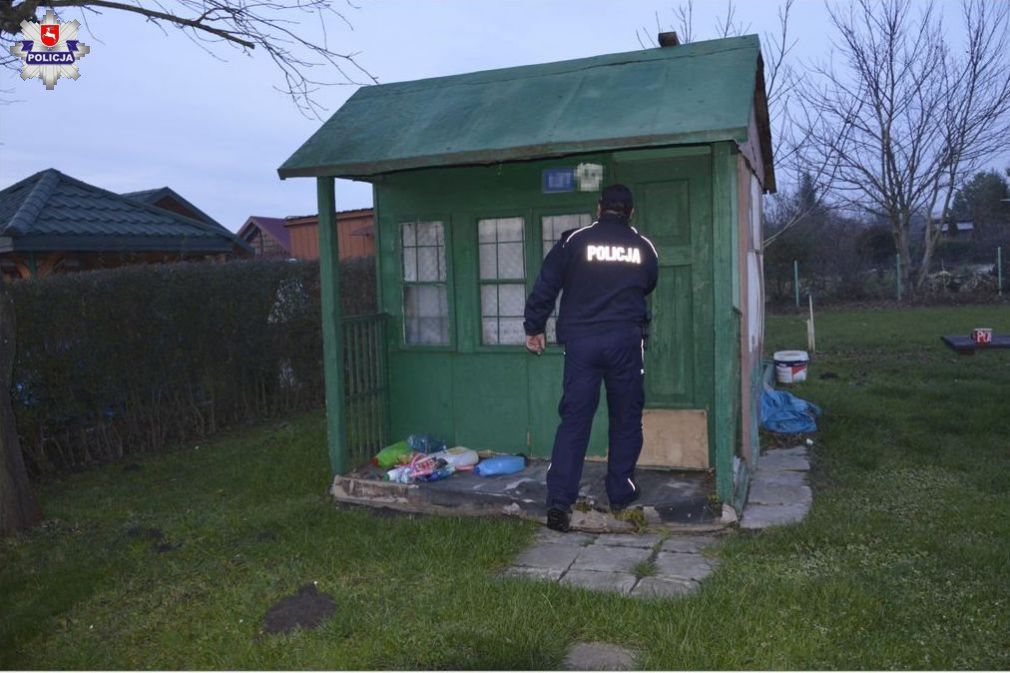 Dzielnicowi kontrolują altanki ogródków działkowych, foto: Policja