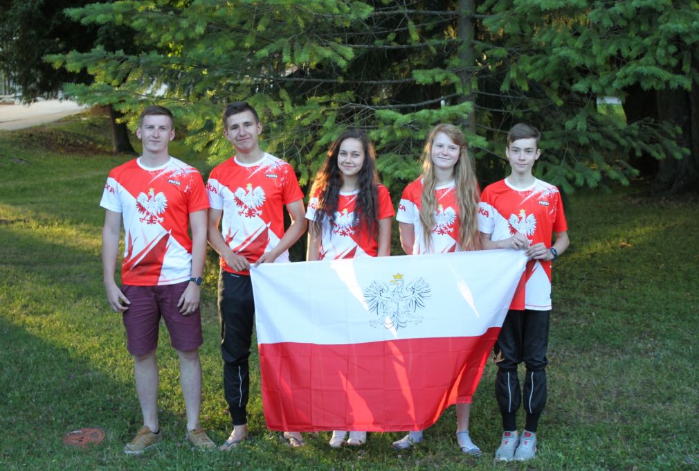 Polska reprezentacja liczyła 11 zawodników z czego aż 4 z UKS " Azymut Siedliska" Gmina Zamość, foto: materiał nadesłany