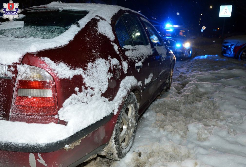 Zamość: Kierowca skody wjechał w audi. Miał 2,5 promila