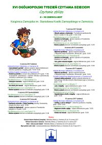 Program, źródło: materiał nadesłany