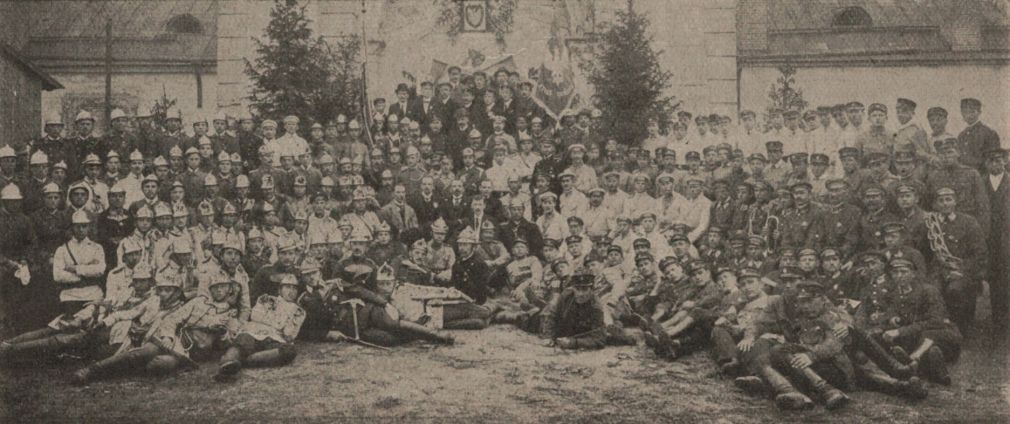 Zjazd Okręgowego Straży Ogniowych Ochotniczych w Zamościu, jaki miał miejsce 29 i 30 czerwca 1918 r., foto: PSP Zamość