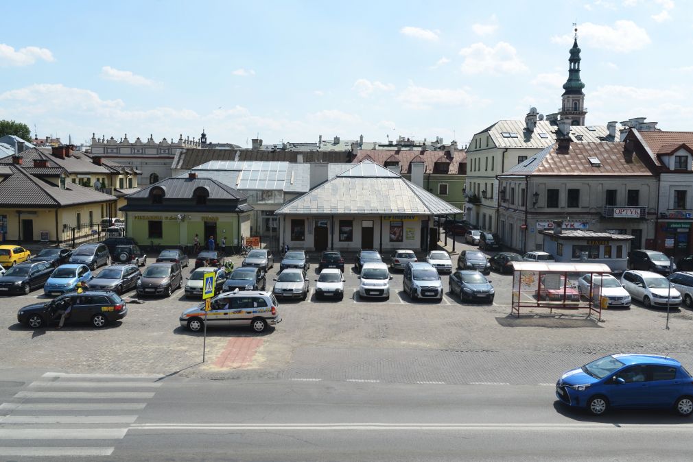 Zamojski magistrat planuje remont placu Stefanidesa z fragmentami przyległych ulic: Bazyliańską, Przyrynek i Solną, fot. Szymon Łyciuk