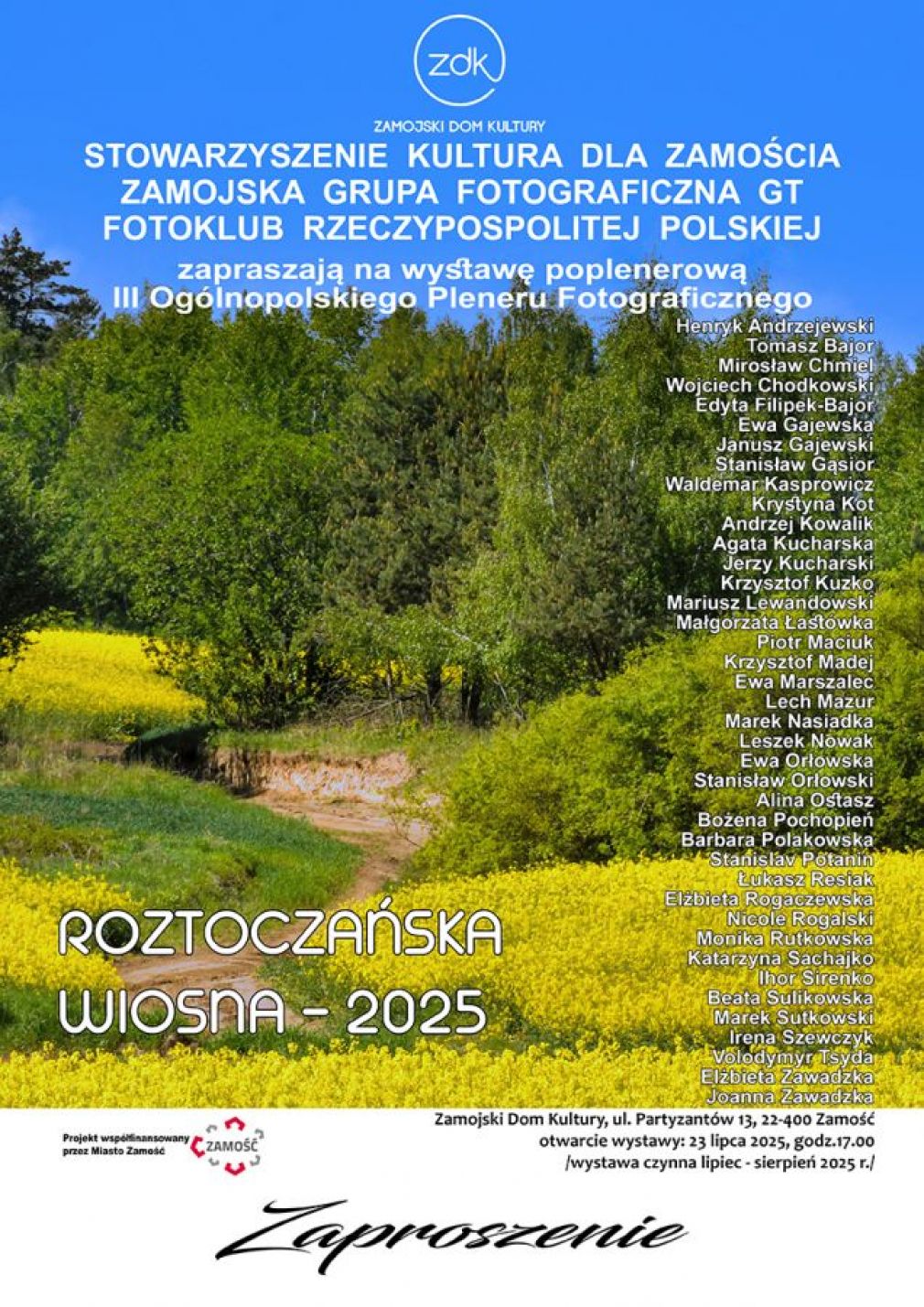 Plakat, materiał nadesłany