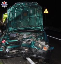 Kobiety podróżujące osobówką trafiły do szpitala, foto: Policja