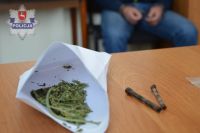  Policjanci znaleźli u 28-latka 26 "działek" marihuany, foto: Policja