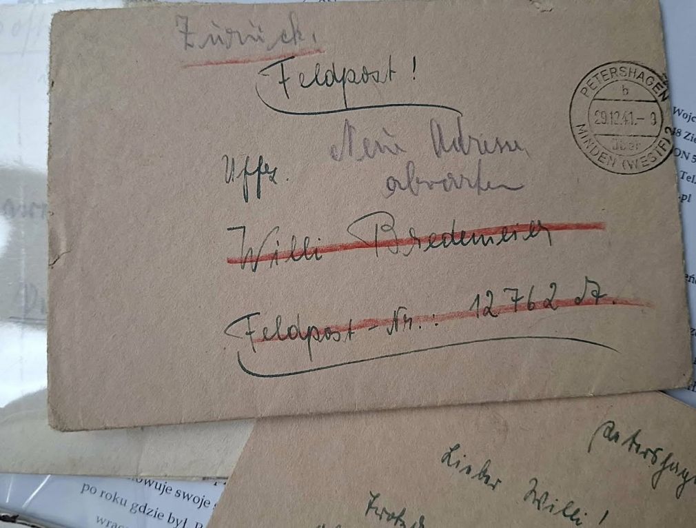 Zdjęcie listiu ze zbiorów Bogdana Nowaka